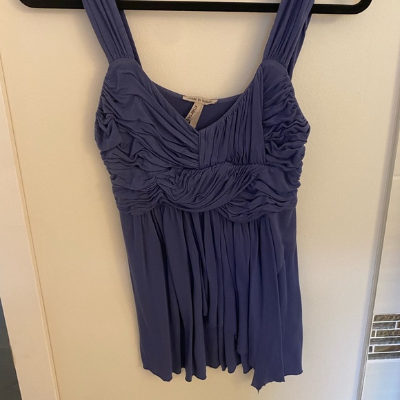 Marseille Purple Ruched Tank - Picture 2 of 5